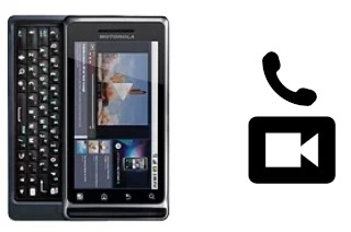 Passez des appels vidéo avec un Motorola MILESTONE 2