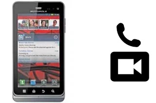 Passez des appels vidéo avec un Motorola MILESTONE 3 XT860
