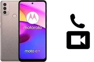 Passez des appels vidéo avec un Motorola Moto E40