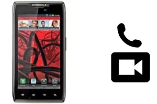 Passez des appels vidéo avec un Motorola RAZR MAXX