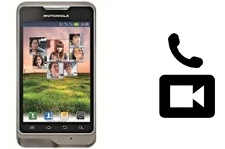 Passez des appels vidéo avec un Motorola XT390