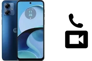 Passez des appels vidéo avec un Motorola Moto G14