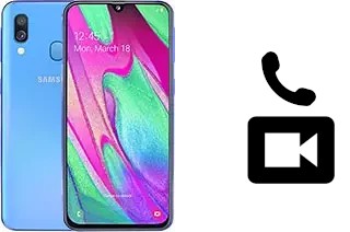 Passez des appels vidéo avec un Samsung Galaxy A40