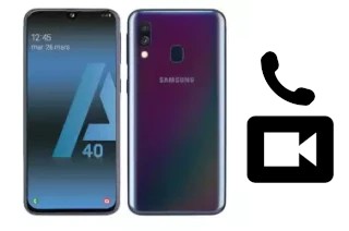 Passez des appels vidéo avec un Samsung Galaxy A40s