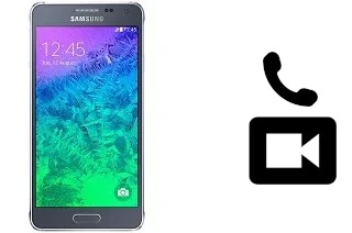 Passez des appels vidéo avec un Samsung Galaxy Alpha (S801)