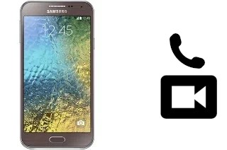 Passez des appels vidéo avec un Samsung Galaxy E5