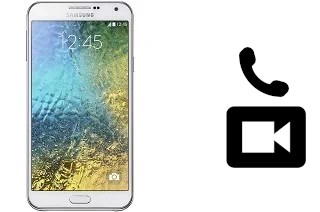 Passez des appels vidéo avec un Samsung Galaxy E7