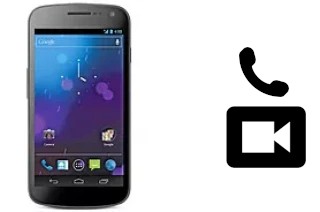 Passez des appels vidéo avec un Samsung Galaxy Nexus I9250M