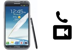 Passez des appels vidéo avec un Samsung Galaxy Note II CDMA