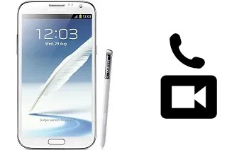 Passez des appels vidéo avec un Samsung Galaxy Note II N7100