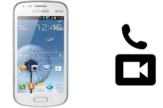 Passez des appels vidéo avec un Samsung Galaxy S Duos S7562