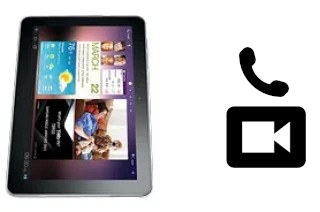 Passez des appels vidéo avec un Samsung Galaxy Tab 10.1 P7510