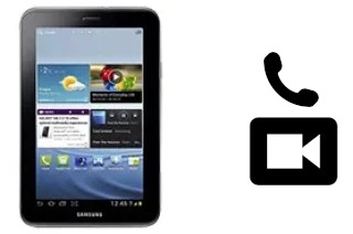 Passez des appels vidéo avec un Samsung Galaxy Tab 2 7.0 P3100