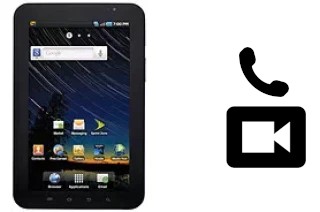 Passez des appels vidéo avec un Samsung Galaxy Tab CDMA P100