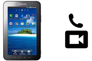 Passez des appels vidéo avec un Samsung P1000 Galaxy Tab