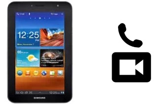 Passez des appels vidéo avec un Samsung P6210 Galaxy Tab 7.0 Plus