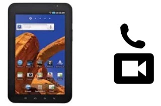 Passez des appels vidéo avec un Samsung P1010 Galaxy Tab Wi-Fi