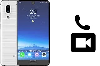 Passez des appels vidéo avec un Sharp Aquos S2