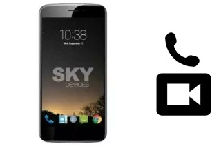 Passez des appels vidéo avec un Sky-Devices Sky Elite 5-5L Plus