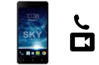 Passez des appels vidéo avec un Sky-Devices Sky Fuego 5-0 Plus