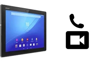 Passez des appels vidéo avec un Sony Xperia Z4 Tablet LTE