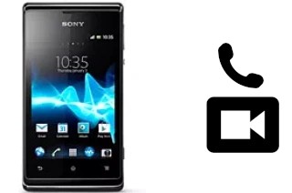 Passez des appels vidéo avec un Sony Xperia E dual