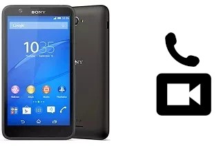 Passez des appels vidéo avec un Sony Xperia E4