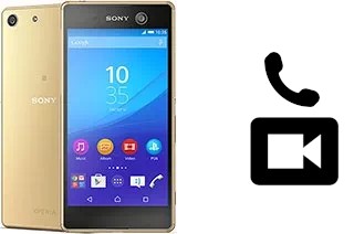 Passez des appels vidéo avec un Sony Xperia M5