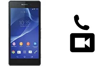 Passez des appels vidéo avec un Sony Xperia Z2a