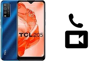 Passez des appels vidéo avec un TCL 205