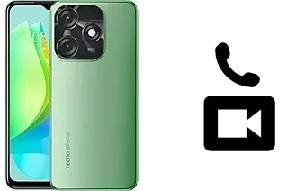 Passez des appels vidéo avec un Tecno Spark 10C