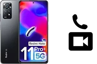 Passez des appels vidéo avec un Xiaomi Redmi Note 11 Pro+ 5G