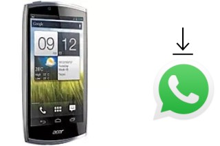 Comment installer WhatsApp dans un Acer CloudMobile S500