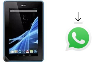 Comment installer WhatsApp dans un Acer Iconia Tab B1-A71