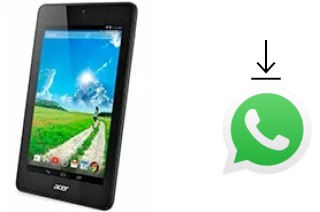 Comment installer WhatsApp dans un Acer Iconia One 7 B1-730