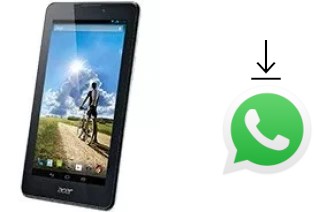 Comment installer WhatsApp dans un Acer Iconia Tab 7 A1-713