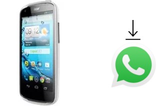 Comment installer WhatsApp dans un Acer Liquid E1