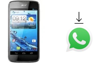 Comment installer WhatsApp dans un Acer Liquid Gallant E350