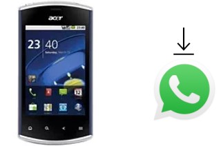 Comment installer WhatsApp dans un Acer Liquid mini E310