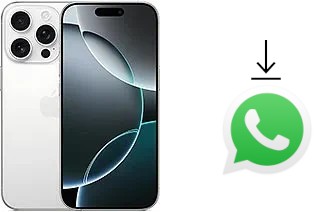 Comment installer WhatsApp dans un Apple iPhone 16 Pro