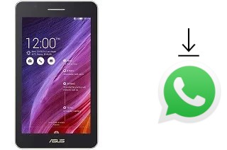 Comment installer WhatsApp dans un Asus Fonepad 7 FE171CG