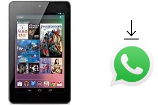 Comment installer WhatsApp dans un Asus Google Nexus 7