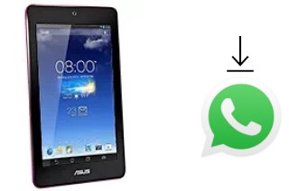 Comment installer WhatsApp dans un Asus Memo Pad HD7 8 GB