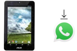 Comment installer WhatsApp dans un Asus Memo Pad ME172V