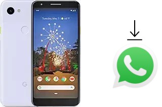 Comment installer WhatsApp dans un Google Pixel 3a XL