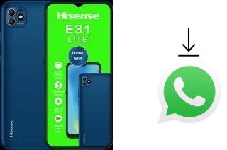 Comment installer WhatsApp dans un HiSense E31 LITE