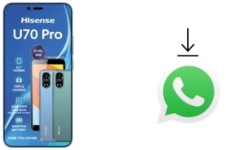 Comment installer WhatsApp dans un HiSense U70 Pro