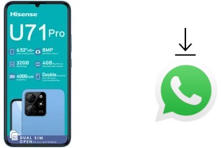 Comment installer WhatsApp dans un HiSense U71 Pro