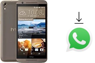 Comment installer WhatsApp dans un HTC One E9s dual sim