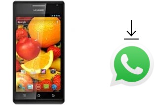 Comment installer WhatsApp dans un Huawei Ascend P1 XL U9200E